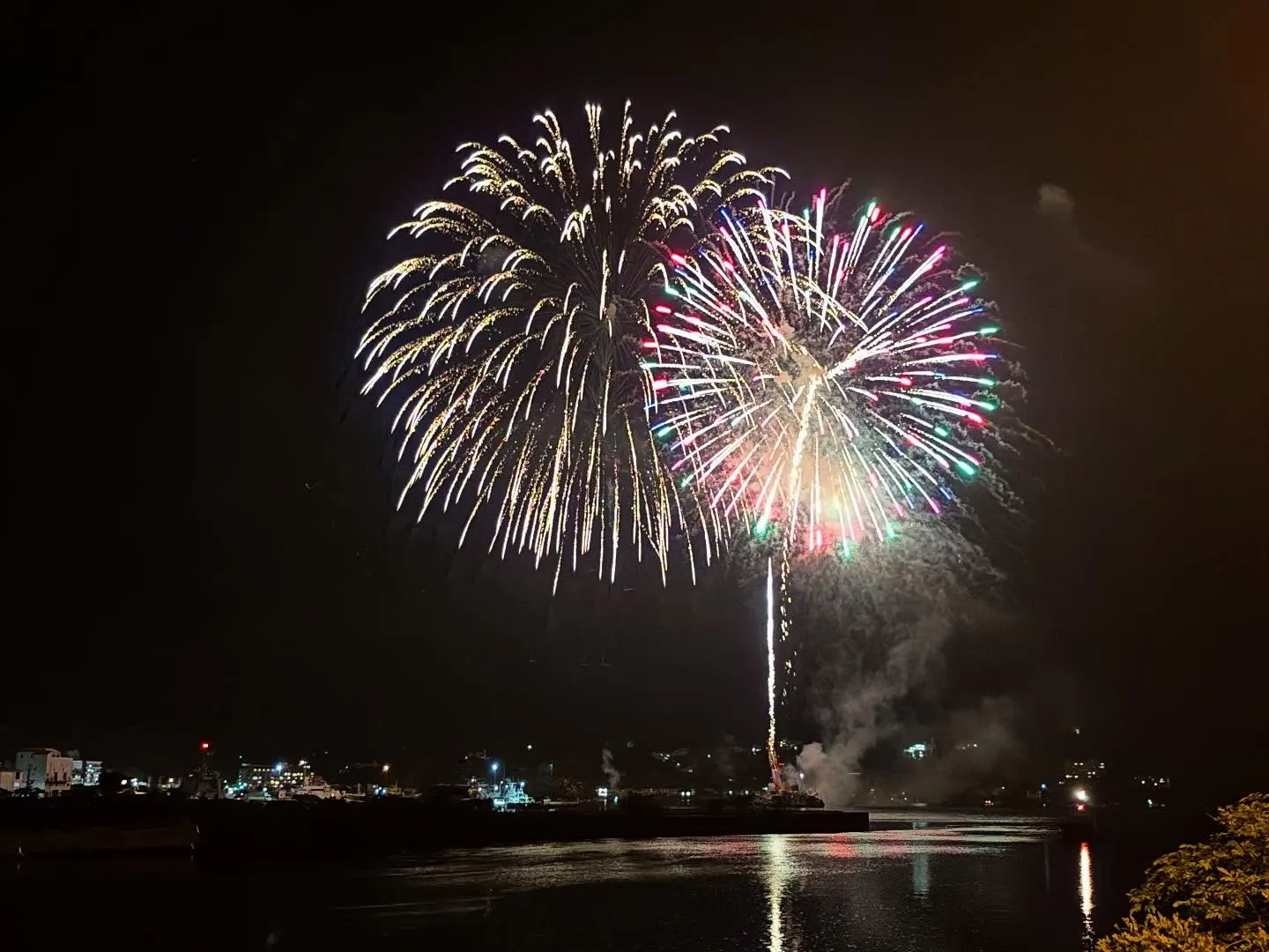 下田での黒船祭の花火🎆