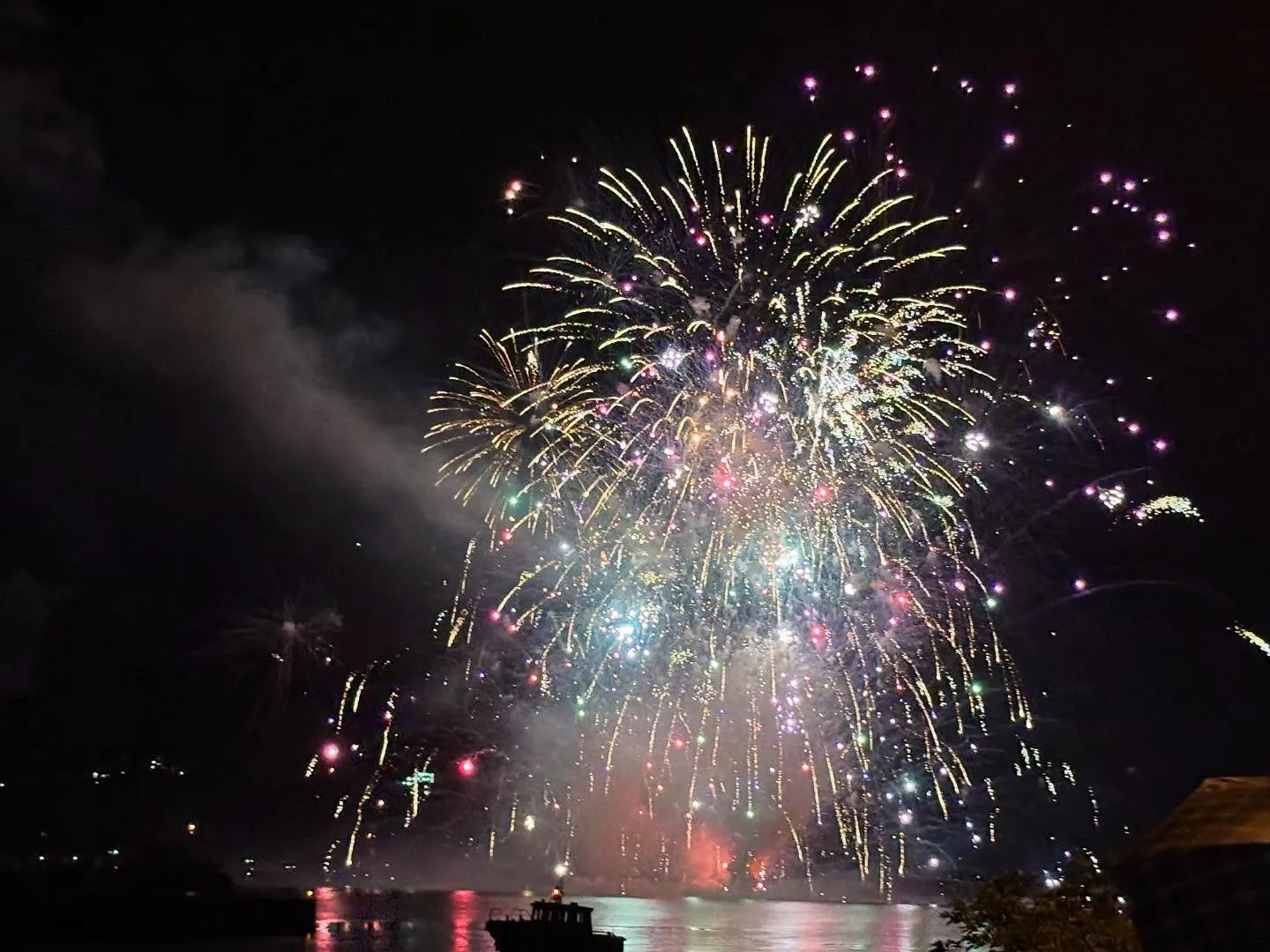 下田での黒船祭の花火🎆