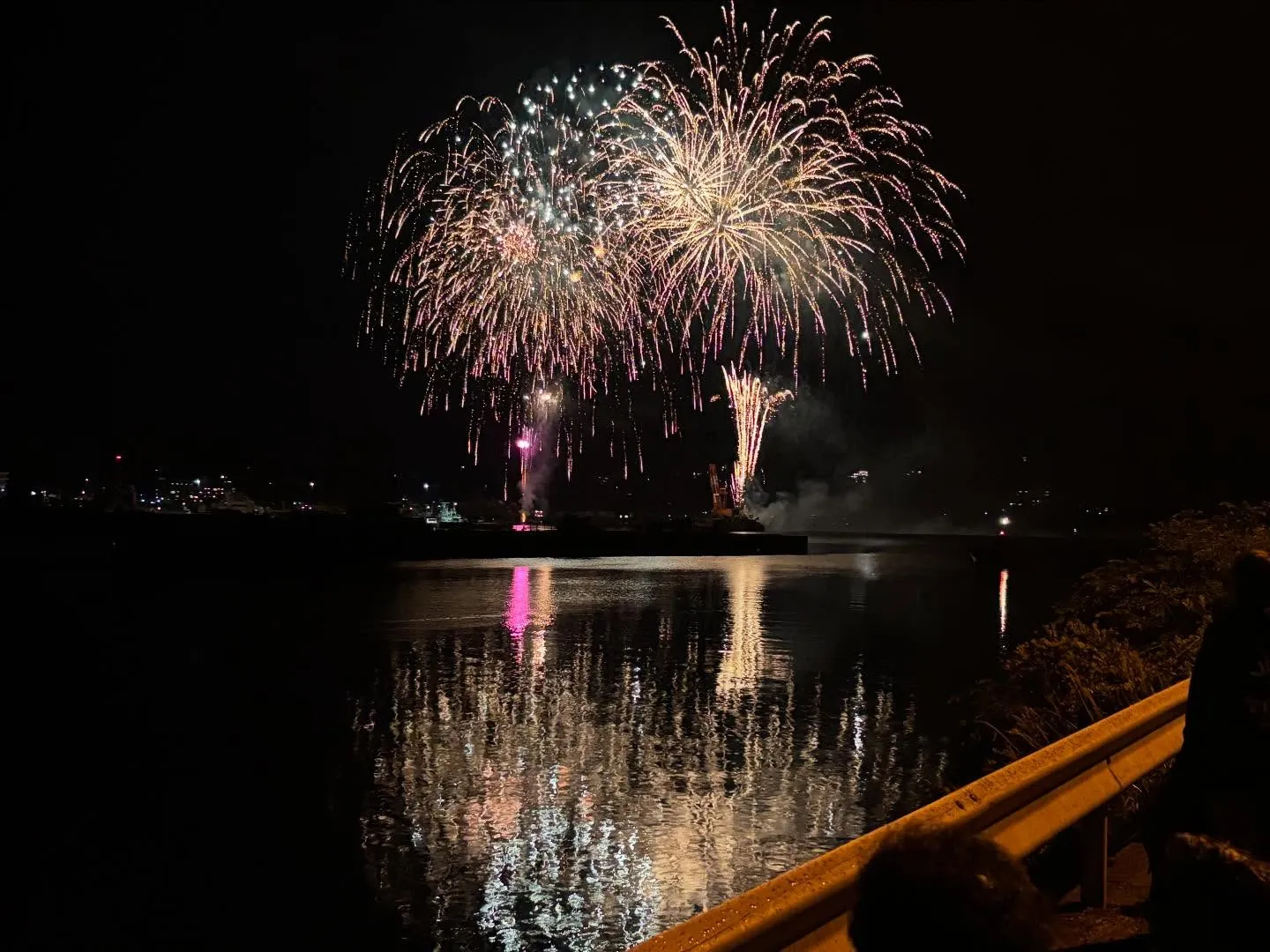 下田での黒船祭の花火🎆